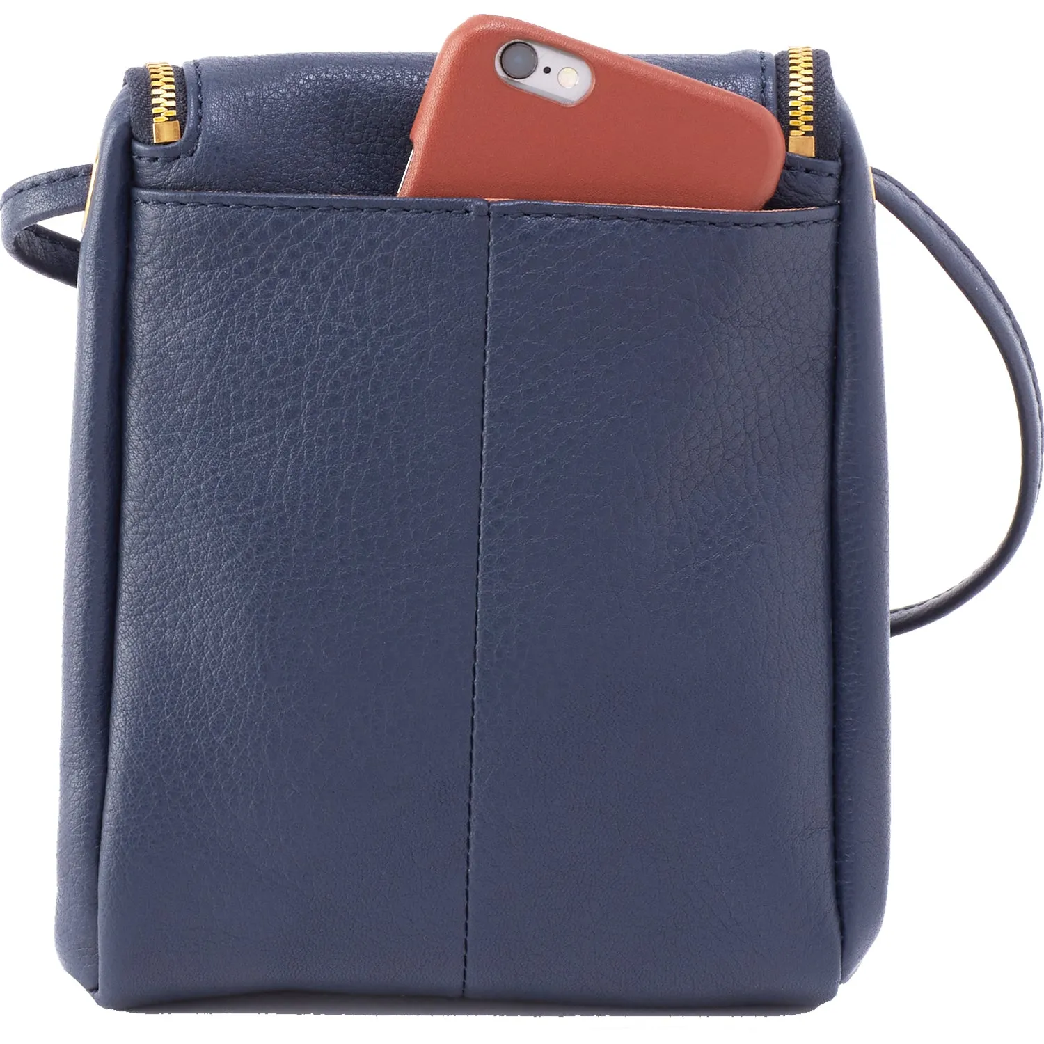 Hobo Fern Sapphire Velvet Pebbled Leather