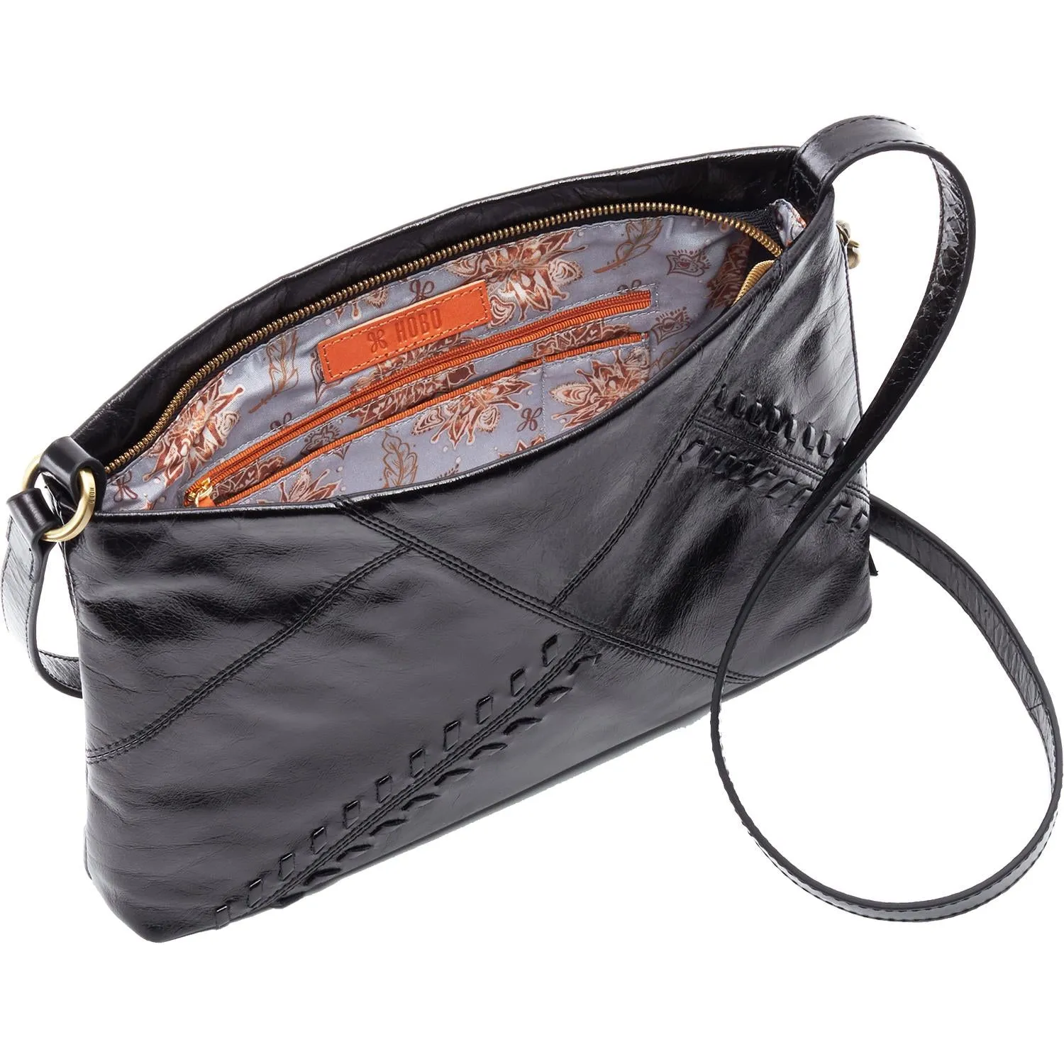 Hobo Prairie Black Vintage Leather