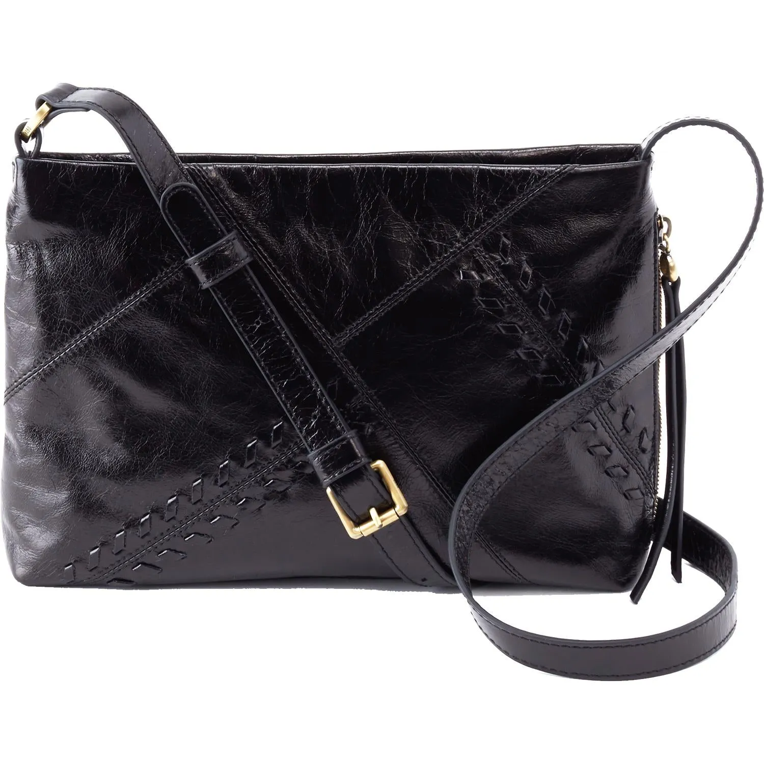 Hobo Prairie Black Vintage Leather