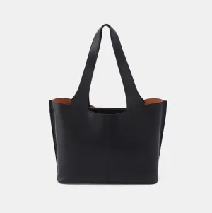 HOBO Vida Tote in Micro Pebble Leather - Black