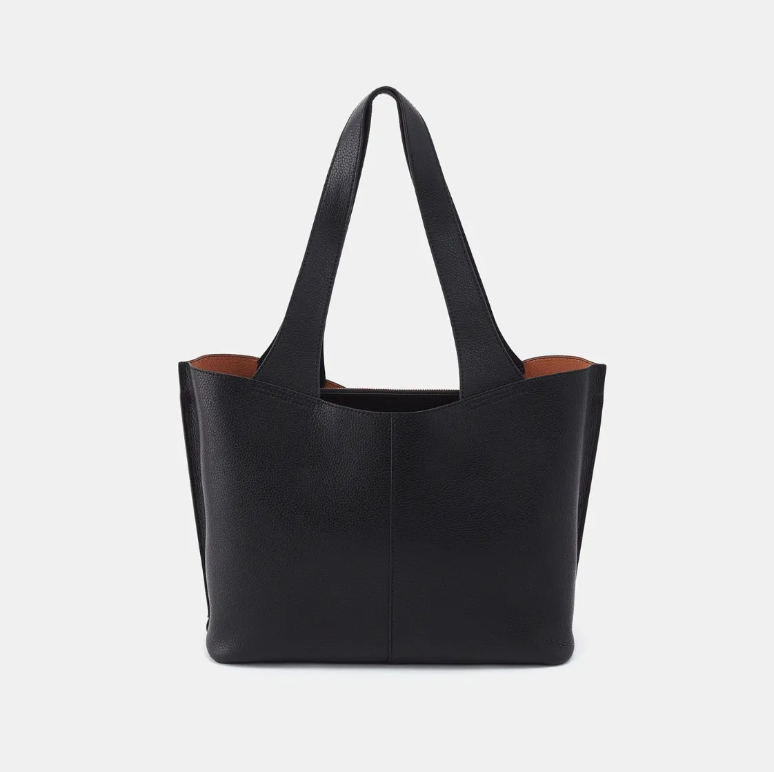 HOBO Vida Tote in Micro Pebble Leather - Black