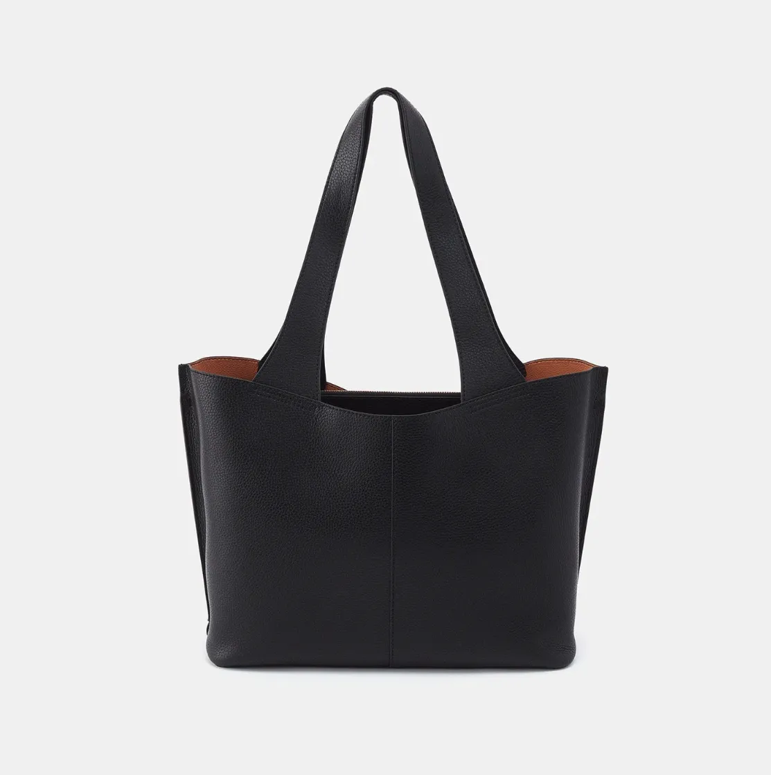 HOBO Vida Tote in Micro Pebble Leather - Black