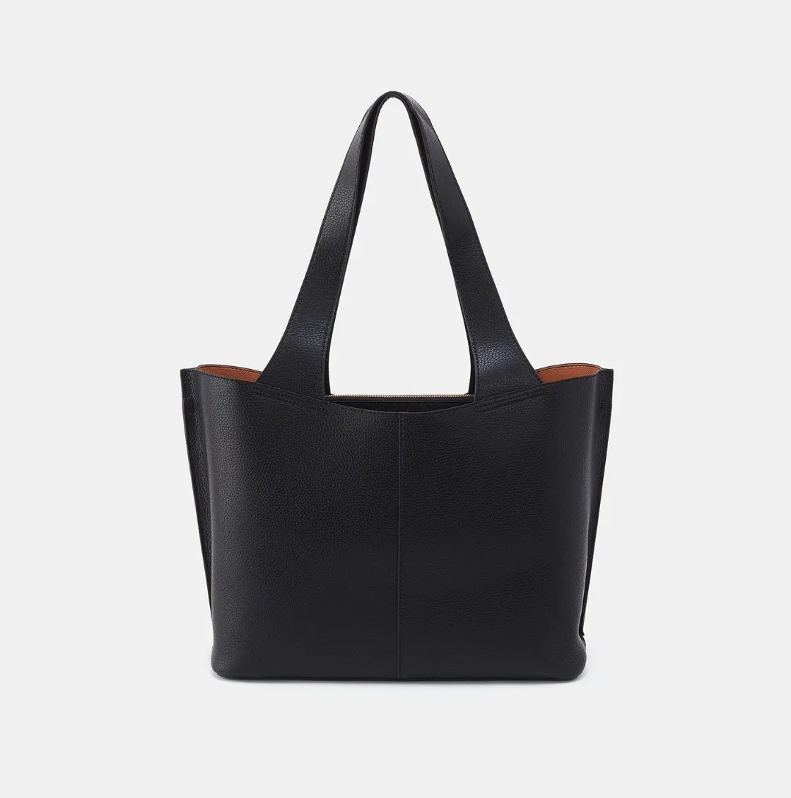HOBO Vida Tote in Micro Pebble Leather - Black
