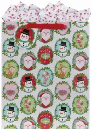 Holiday Portraits Jumbo Gift Bag