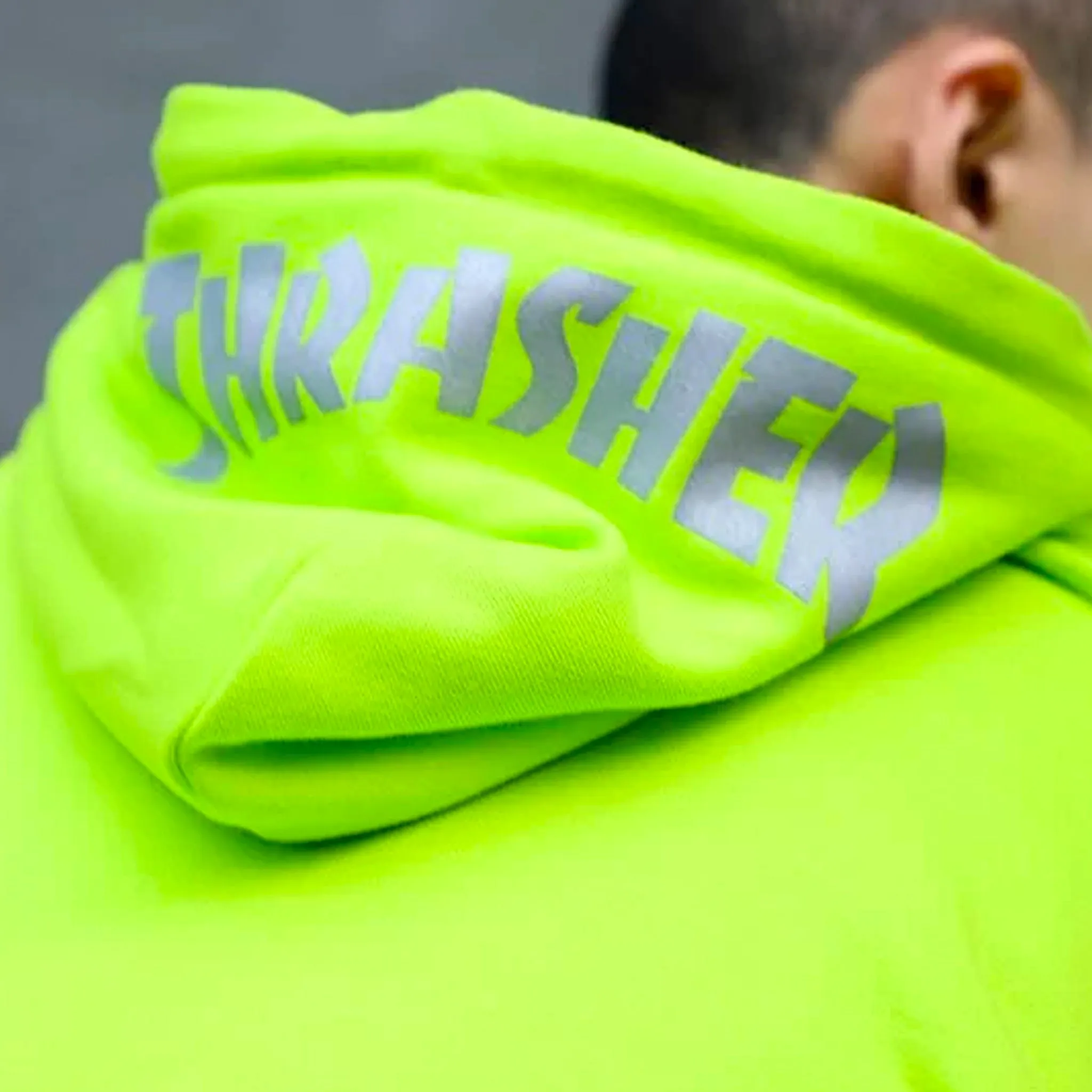 Hometown Reflective Hoodie (Neon Green)