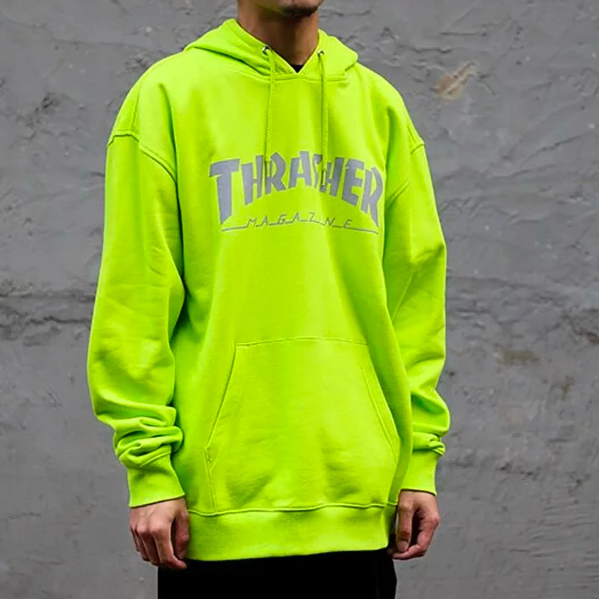 Hometown Reflective Hoodie (Neon Green)