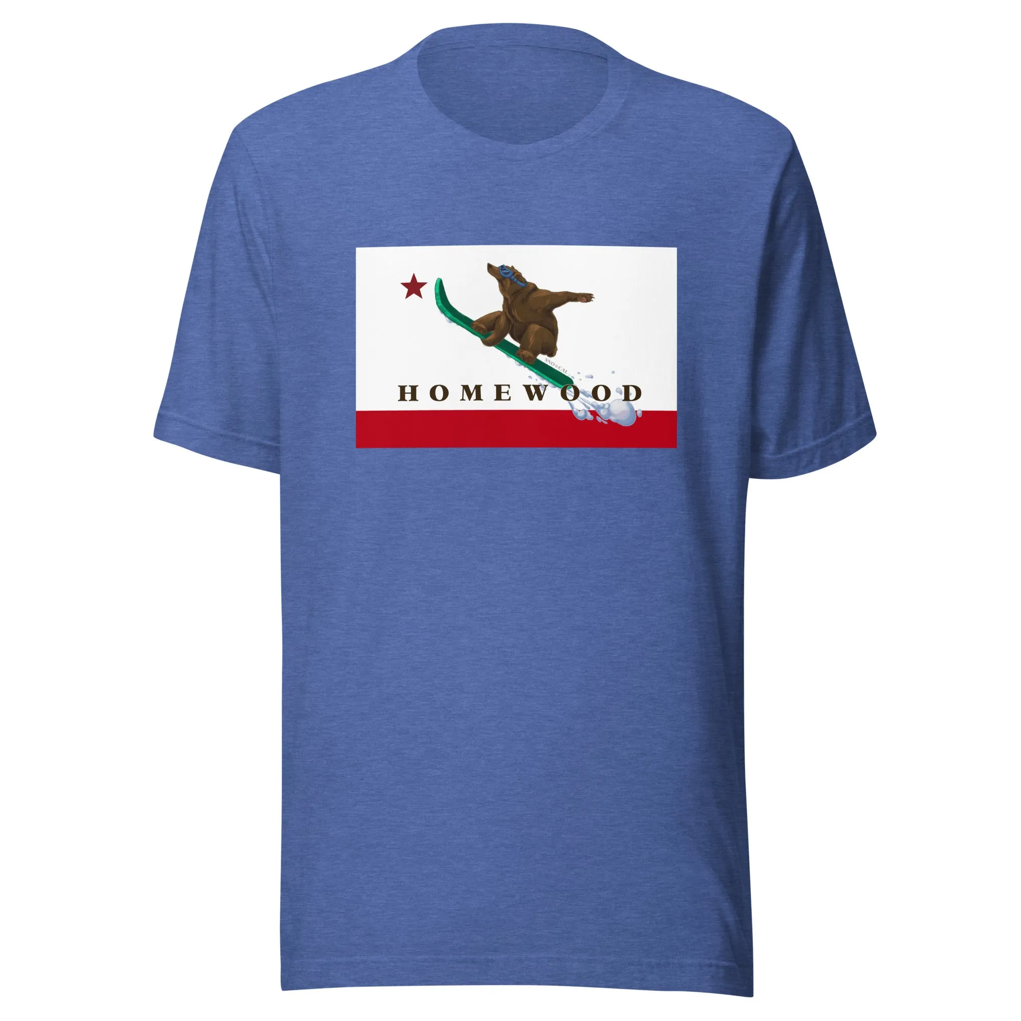 Homewood CA Flag Snowboard Shirt