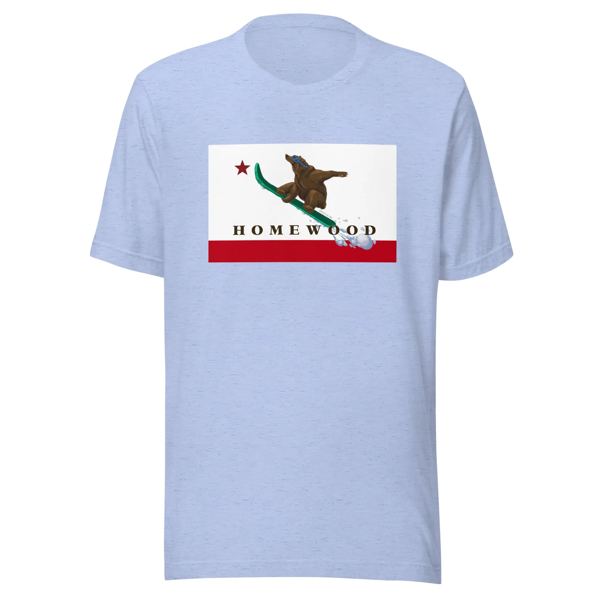 Homewood CA Flag Snowboard Shirt