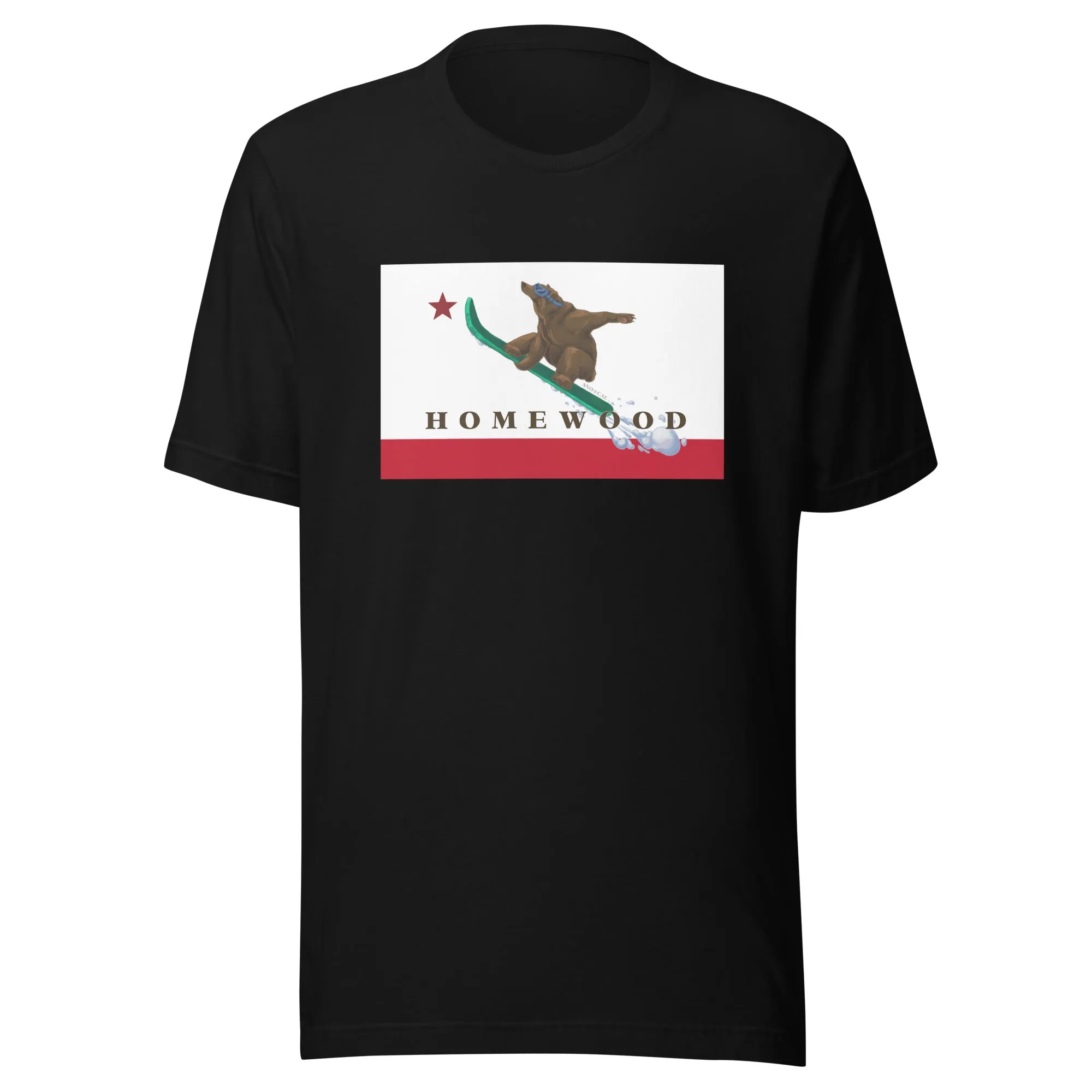 Homewood CA Flag Snowboard Shirt