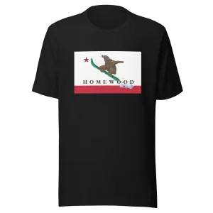 Homewood CA Flag Snowboard Shirt