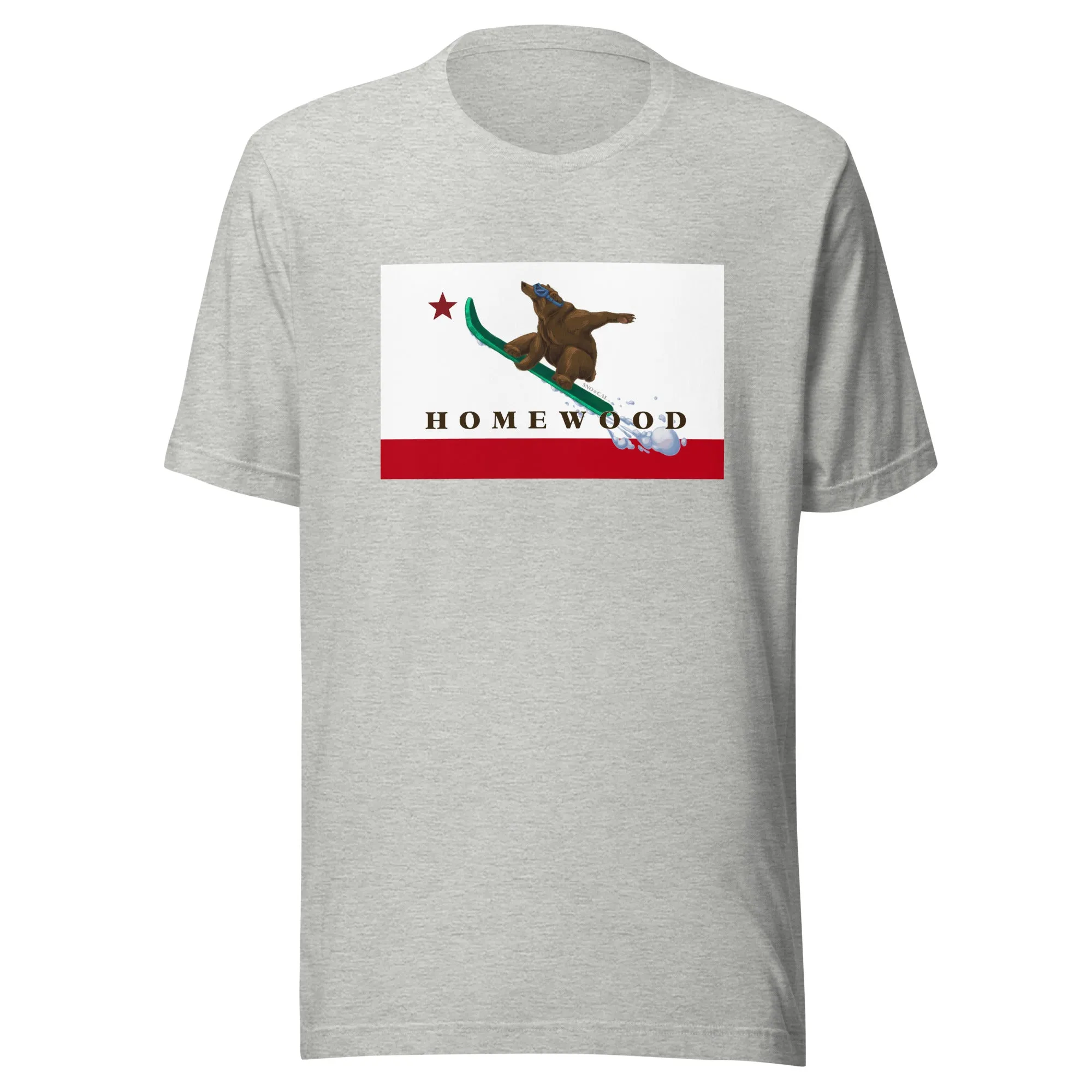 Homewood CA Flag Snowboard Shirt