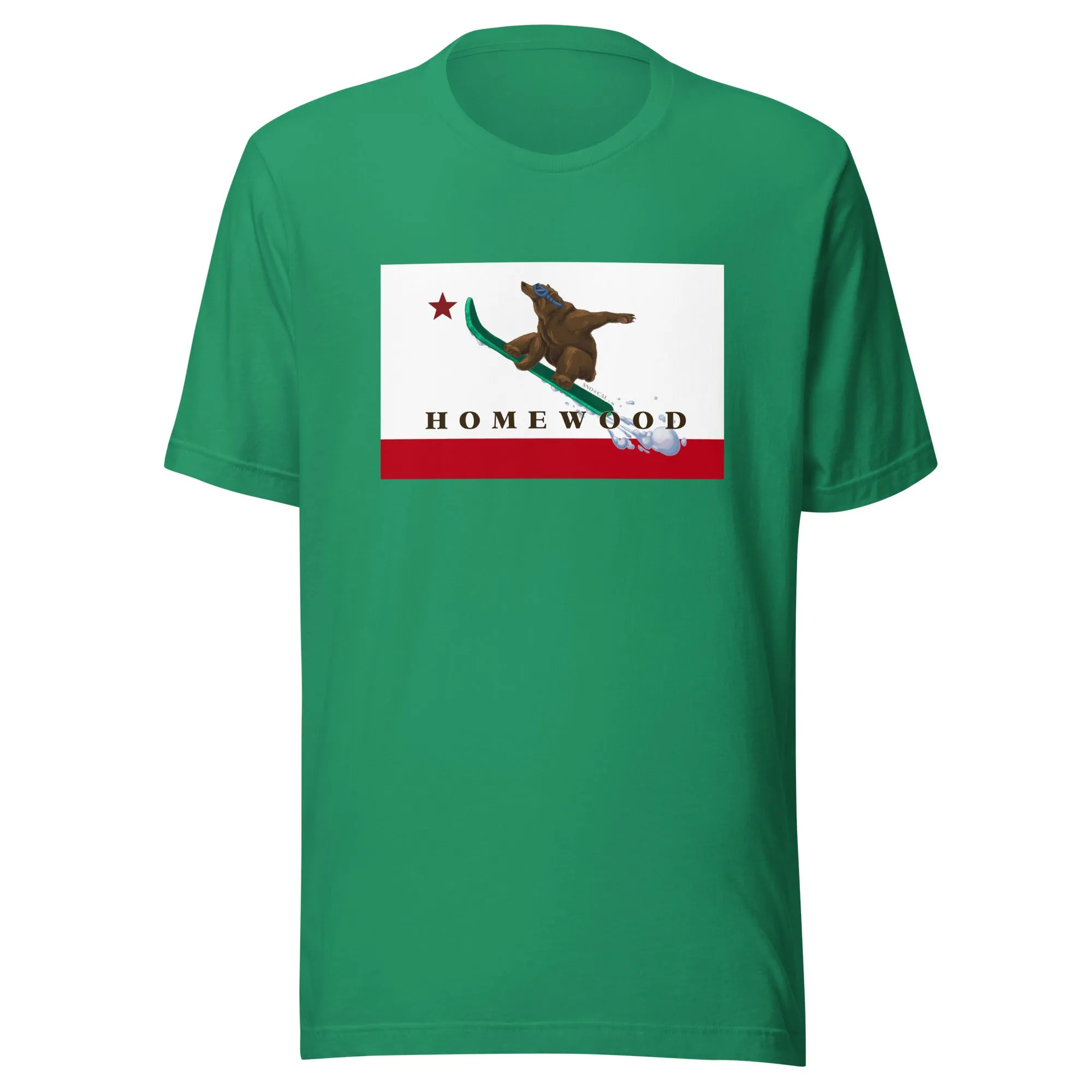 Homewood CA Flag Snowboard Shirt