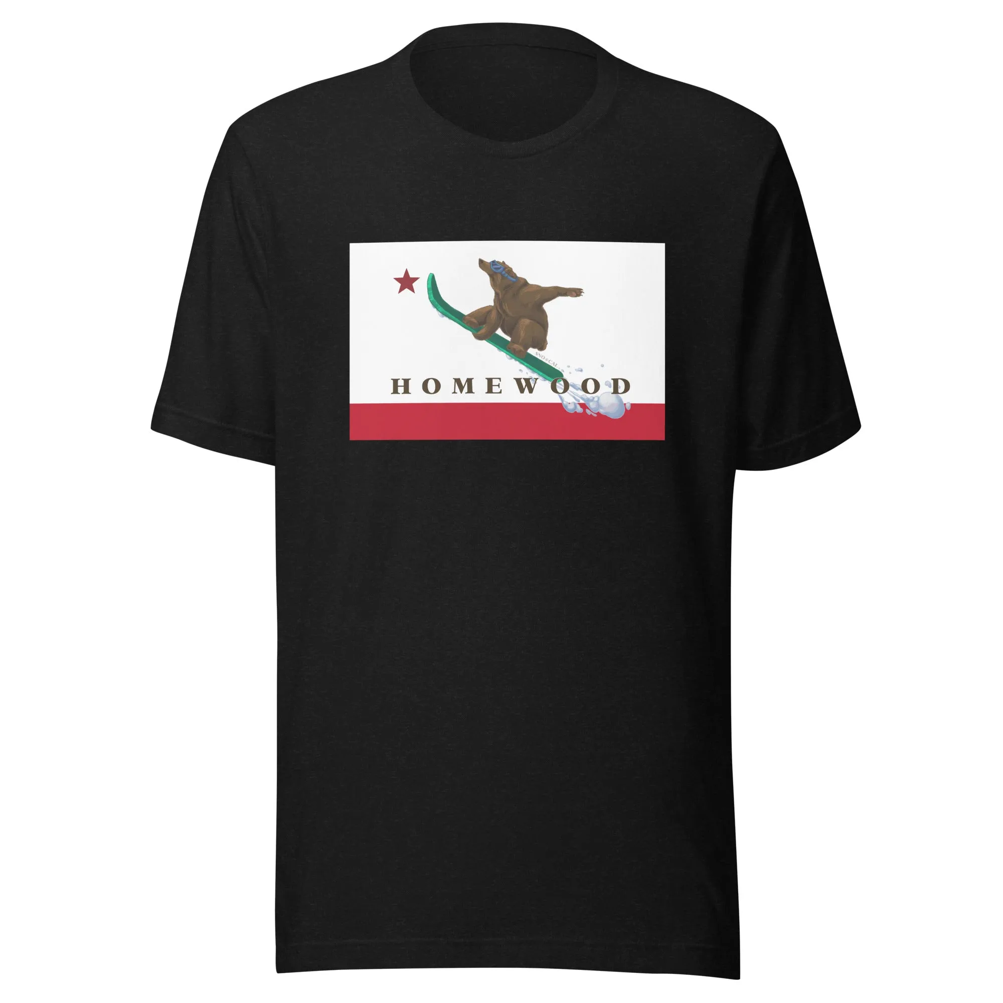 Homewood CA Flag Snowboard Shirt