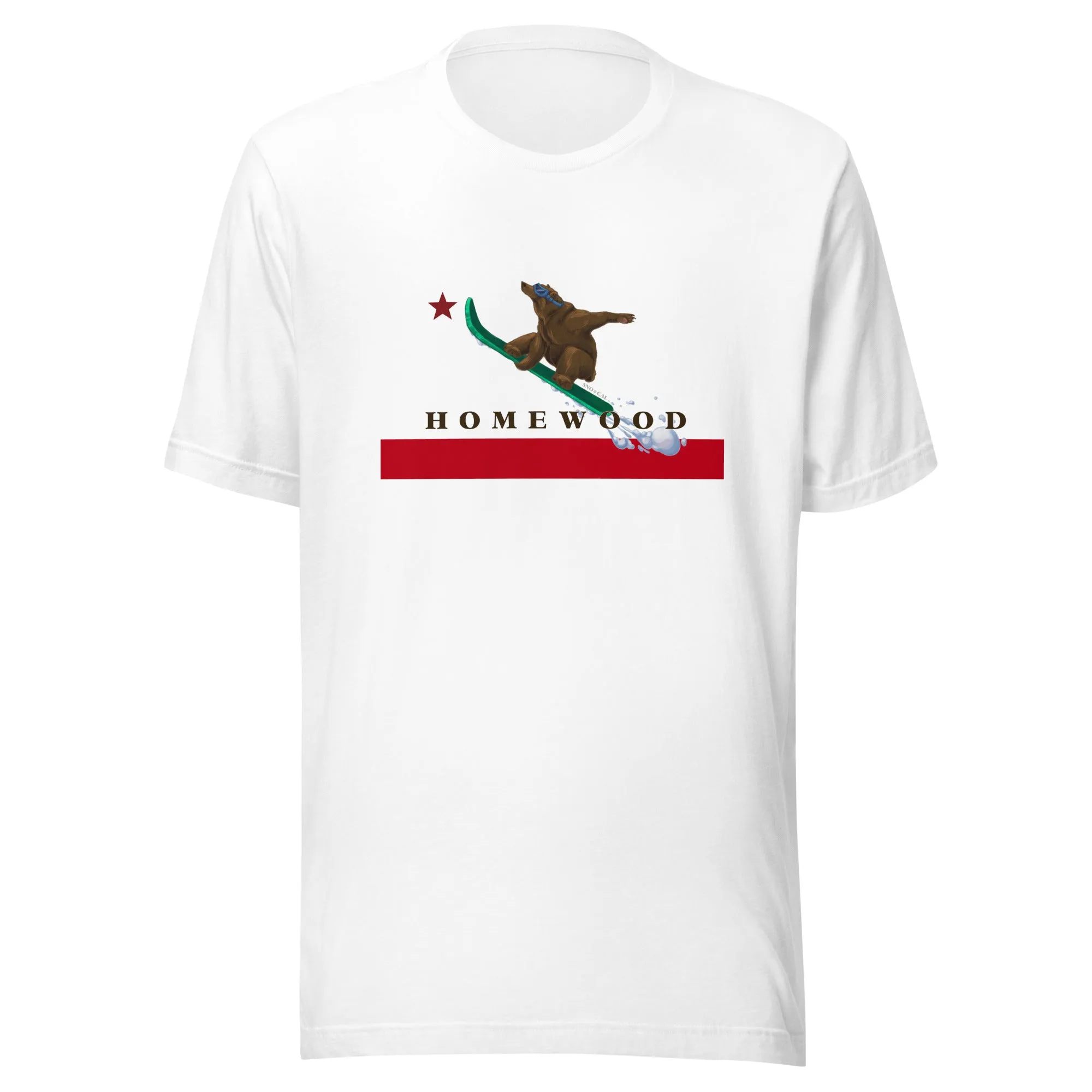 Homewood CA Flag Snowboard Shirt