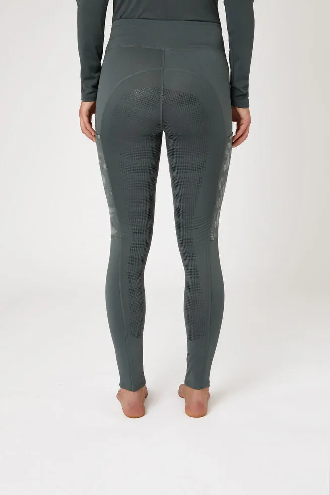 Horze Luminox Ladies FS Tights Urban Chick Dark Green