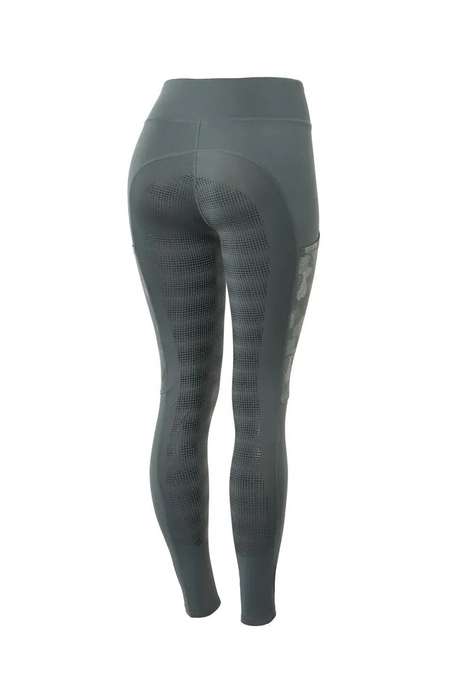 Horze Luminox Ladies FS Tights Urban Chick Dark Green