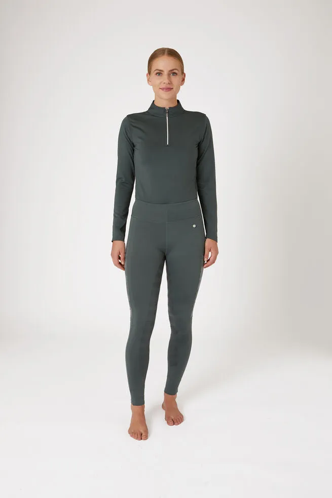 Horze Luminox Ladies FS Tights Urban Chick Dark Green