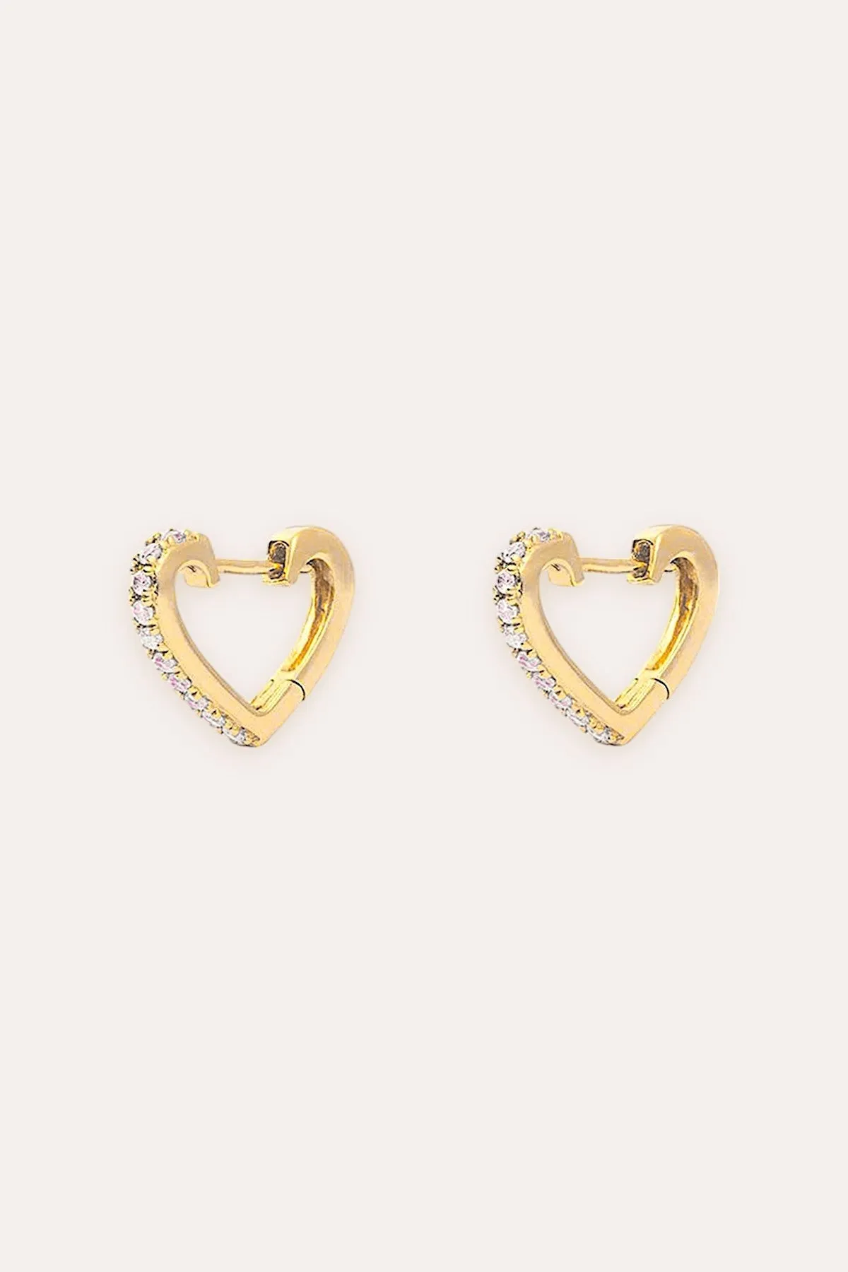 Huggie Coeur Bling (Gold)