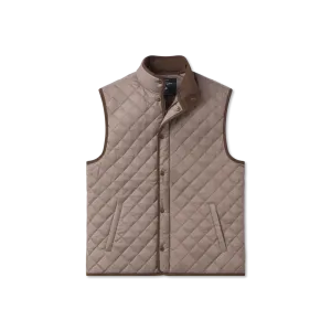 Huntington Quilted Vest Burnt Taupe