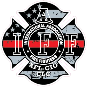 IAFF DISTRESSED TRL FLAG