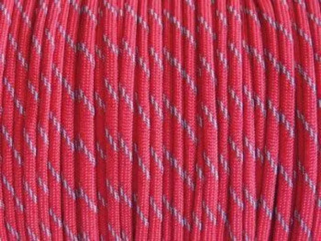 Imperial Red Reflective Paracord*