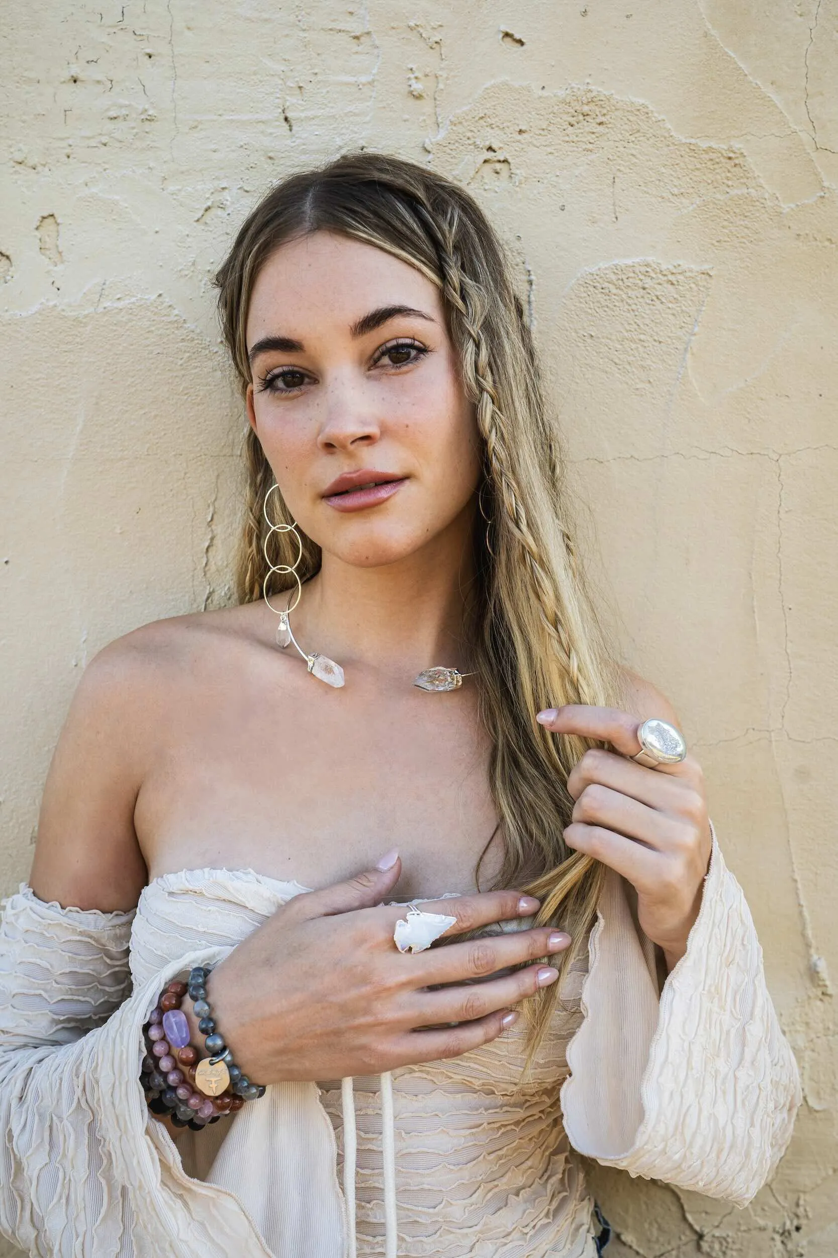 In My Own Quartz Silver Necklace