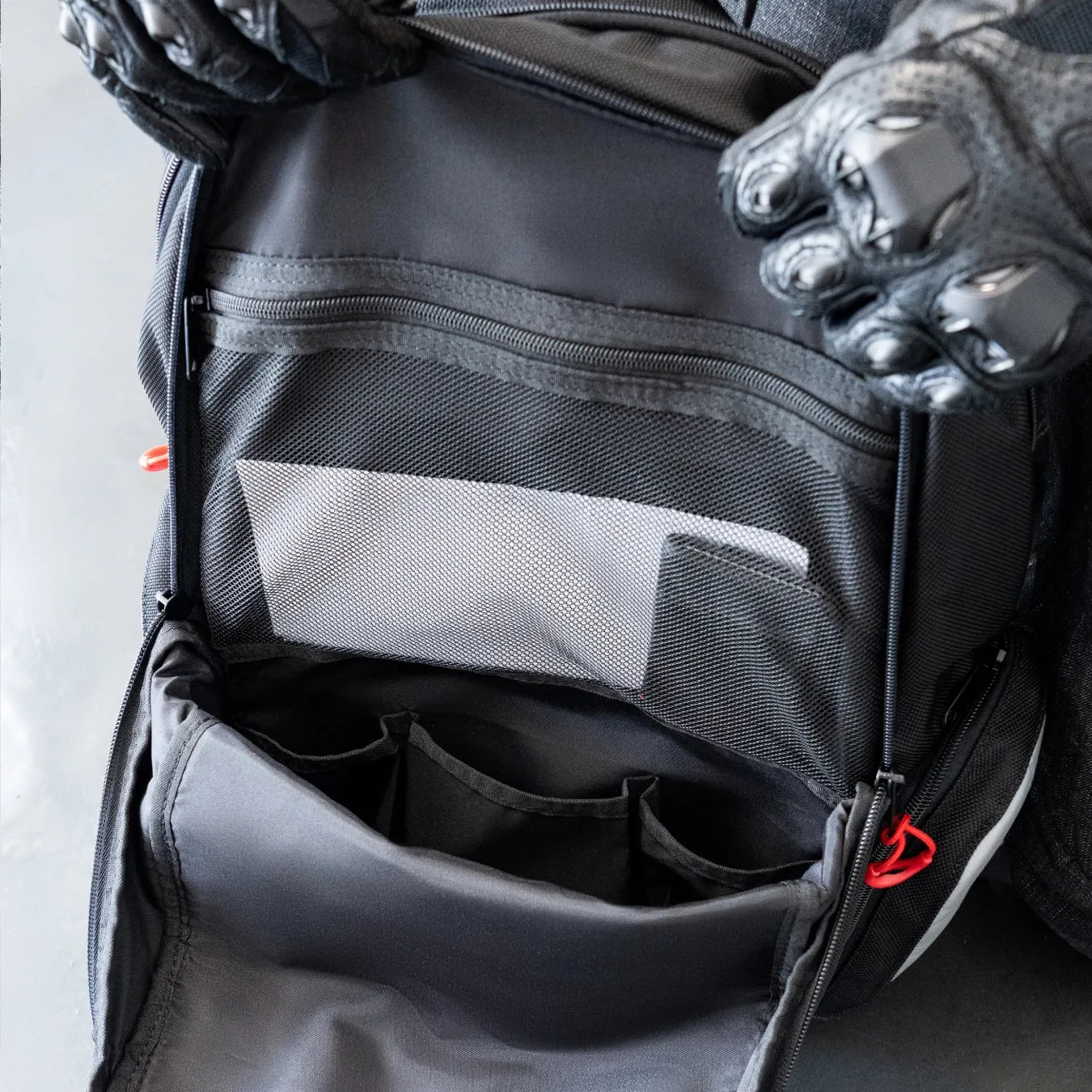 Insanely Reflective Motorcycle Backpack - Glowrider