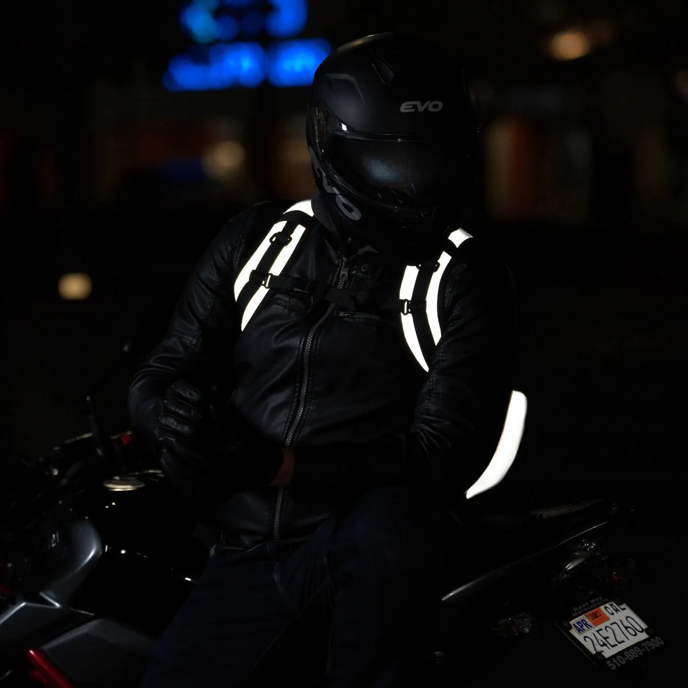 Insanely Reflective Motorcycle Backpack - Glowrider
