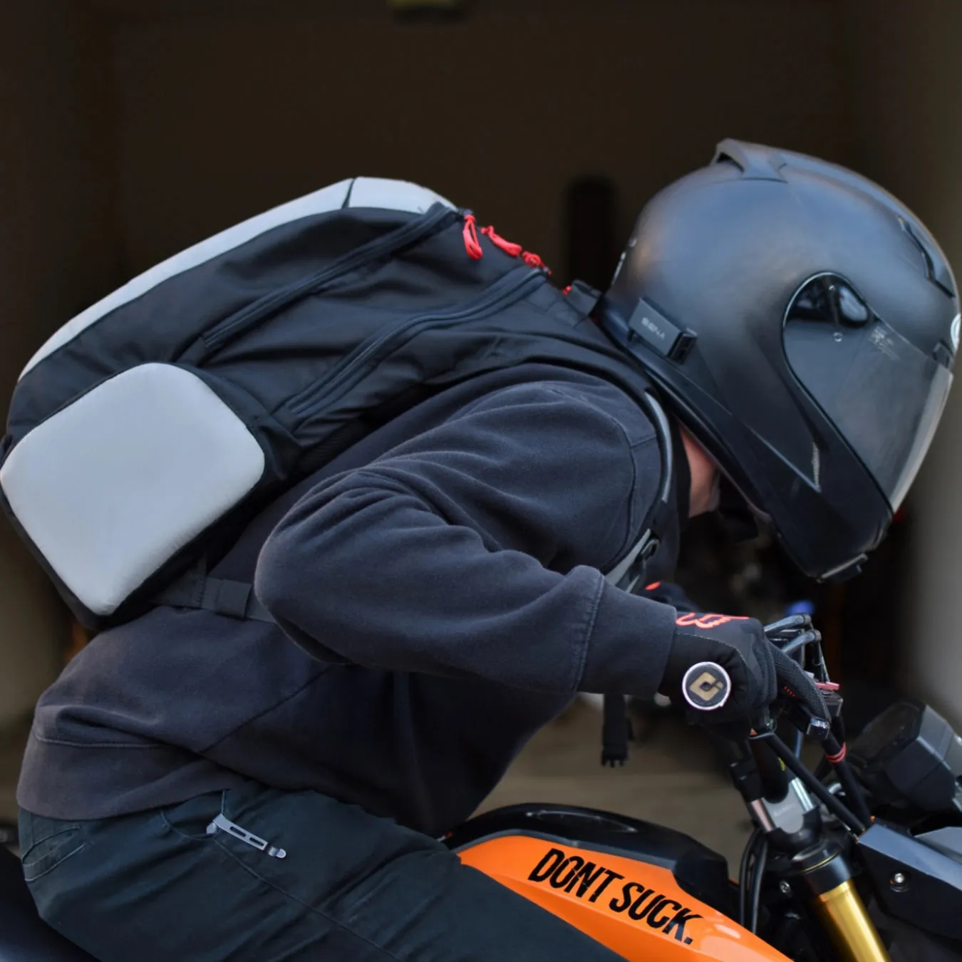 Insanely Reflective Motorcycle Backpack - Glowrider