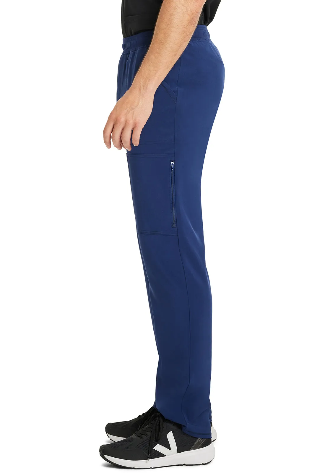 Inspira Flex IP067A Men's Zip Fly Tapered Leg Cargo Pants Navy