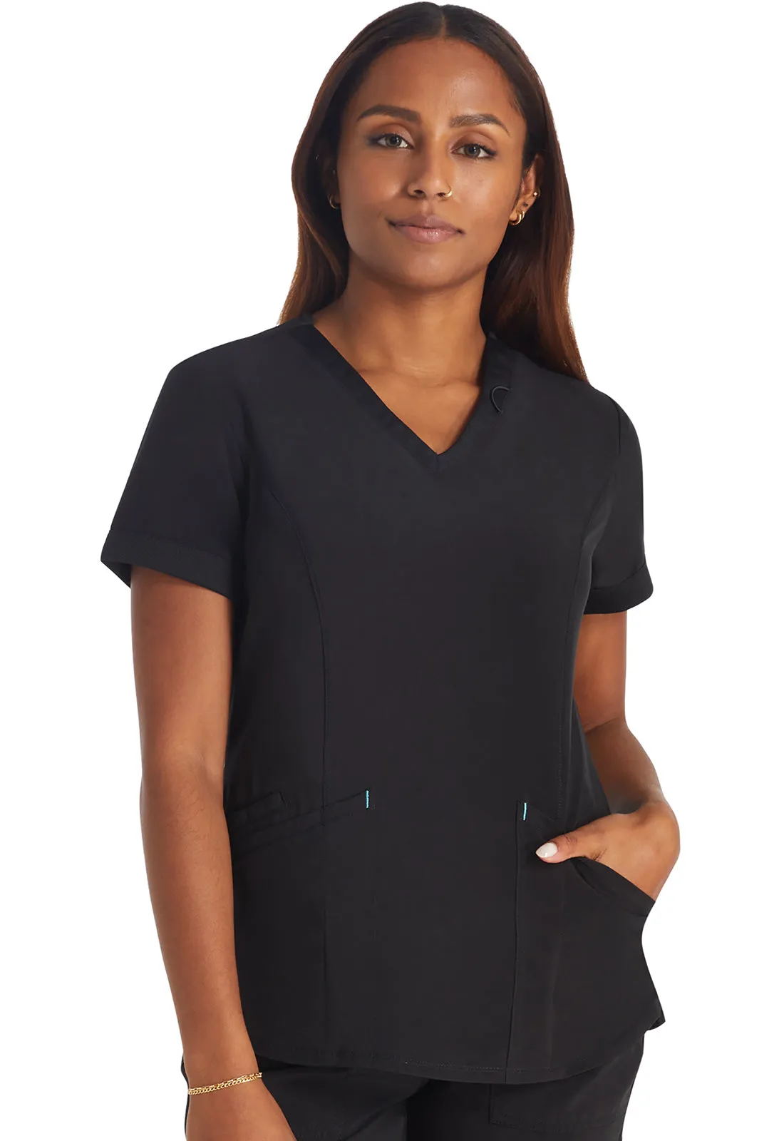 Inspira Flex IP790A V-Neck Top Black