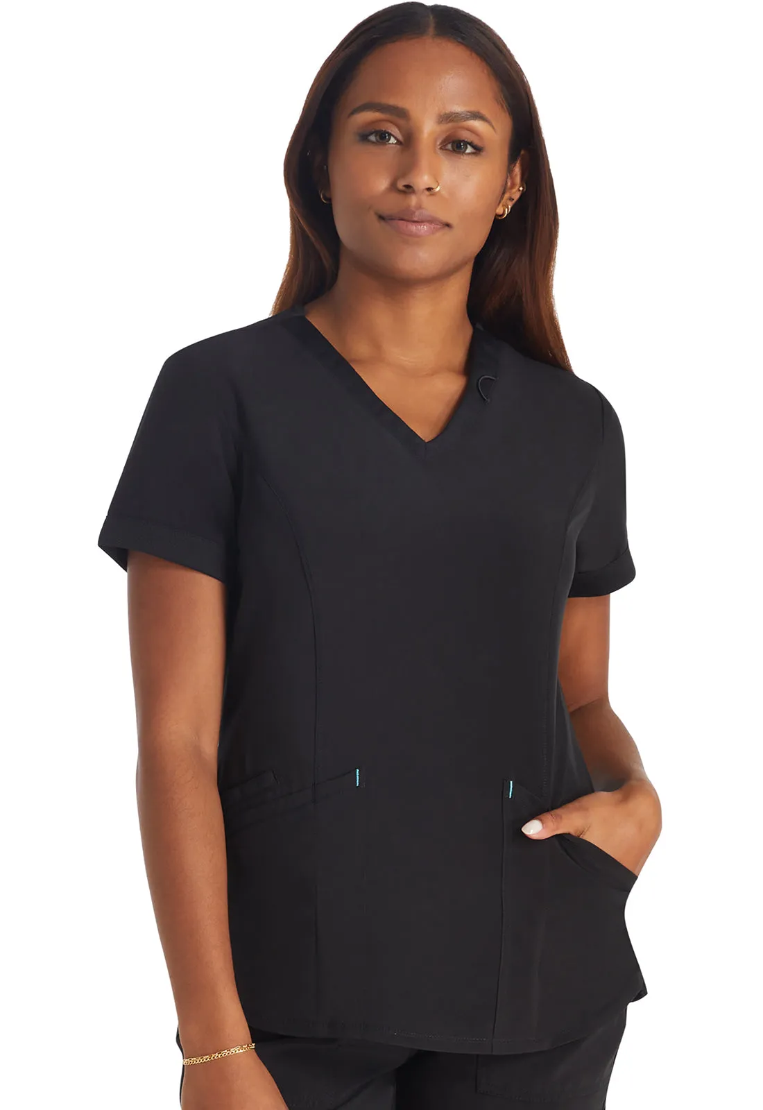 Inspira Flex IP790A V-Neck Top Black