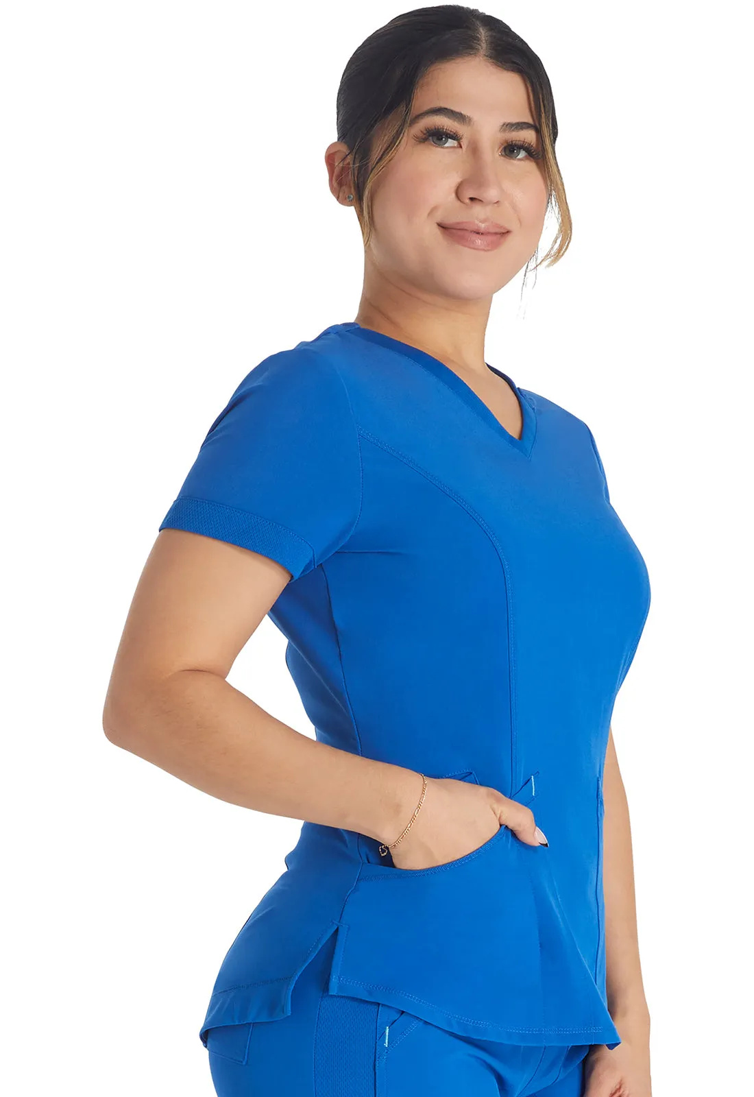Inspira Flex IP790A V-Neck Top Royal