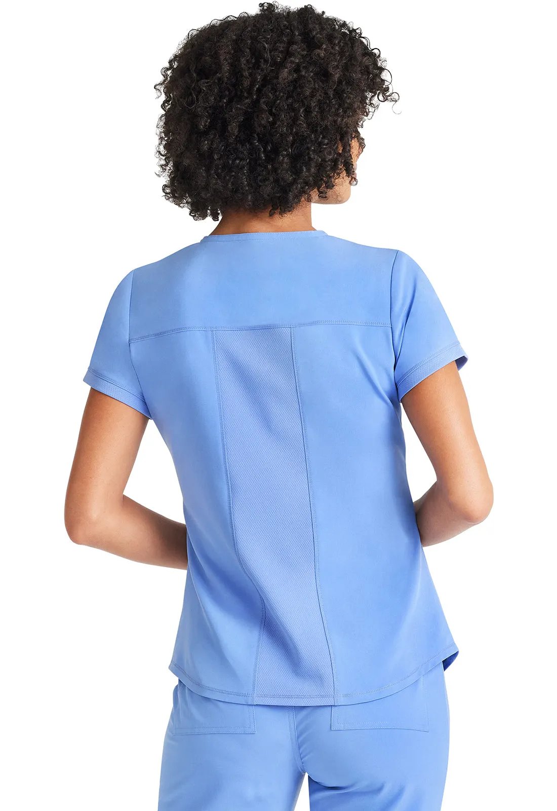 Inspira Flex IP849A Henley Top Ciel