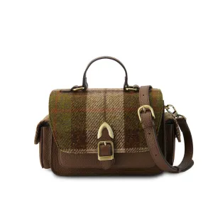 ISLANDER UK THE MELROSE CROSSBODY-CHESTNUT TARTAN