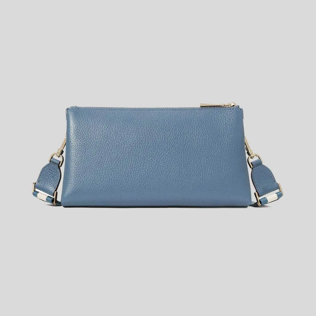 KATE SPADE Emma Pebbled Leather Mini Crossbody Bag Bluestone RB-KK257