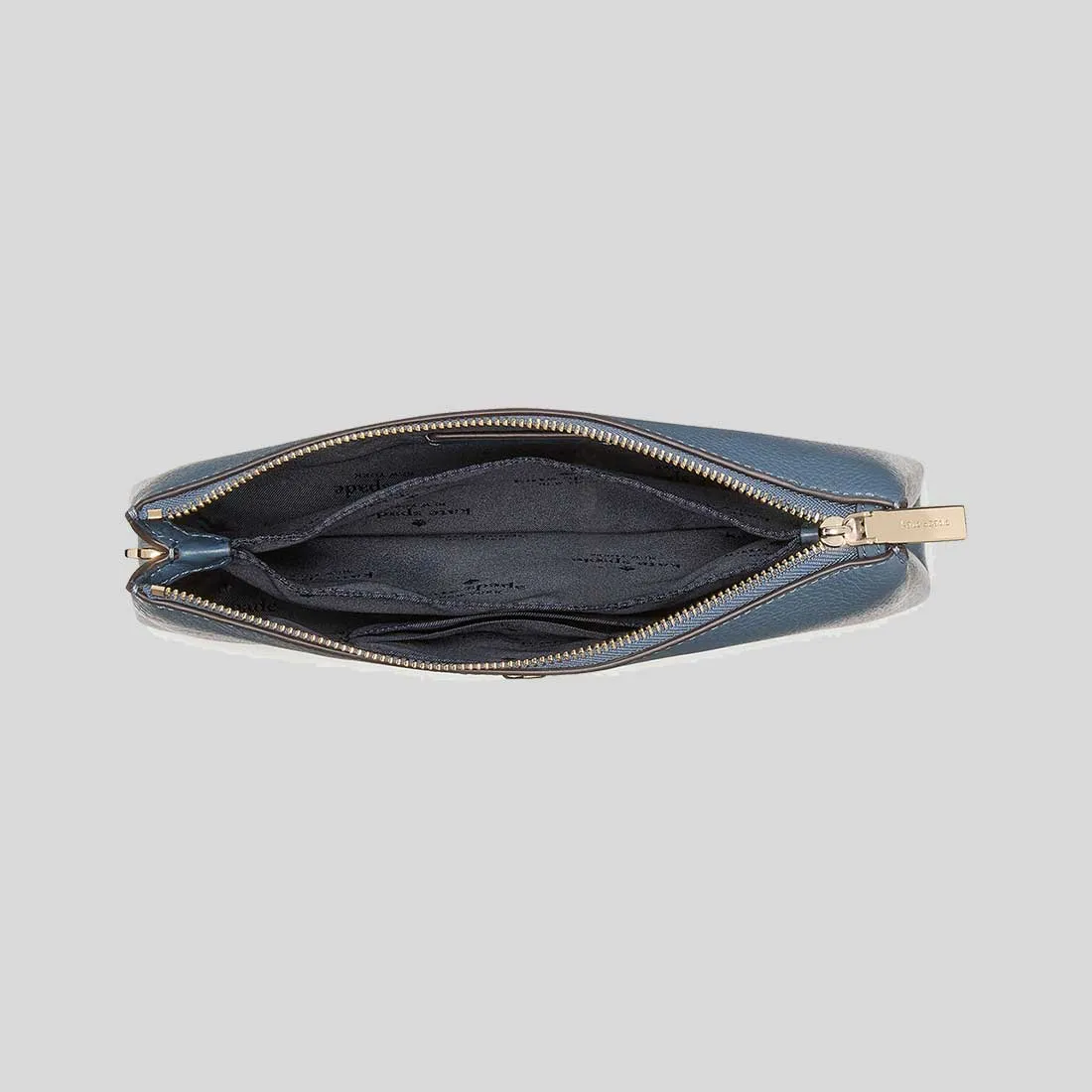 KATE SPADE Emma Pebbled Leather Mini Crossbody Bag Bluestone RB-KK257