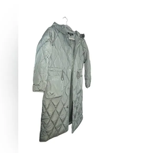 Kenneth Cole Quilted Chunky Pocket Anorak Stadium Jacket sz S NWOT