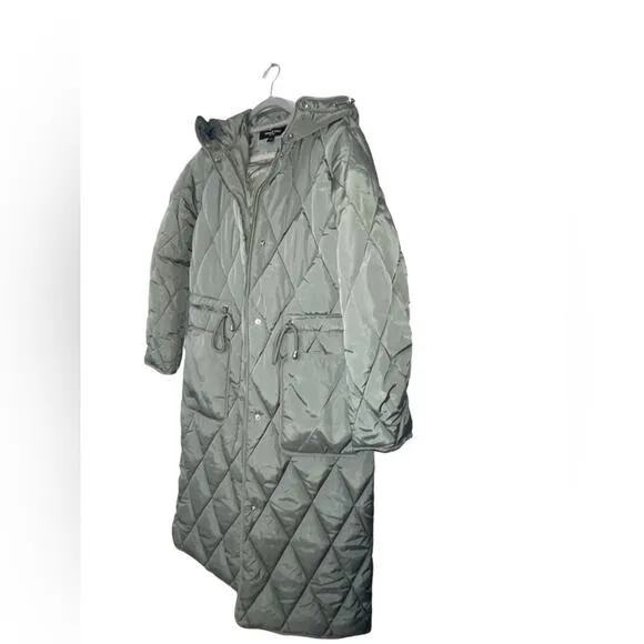 Kenneth Cole Quilted Chunky Pocket Anorak Stadium Jacket sz S NWOT