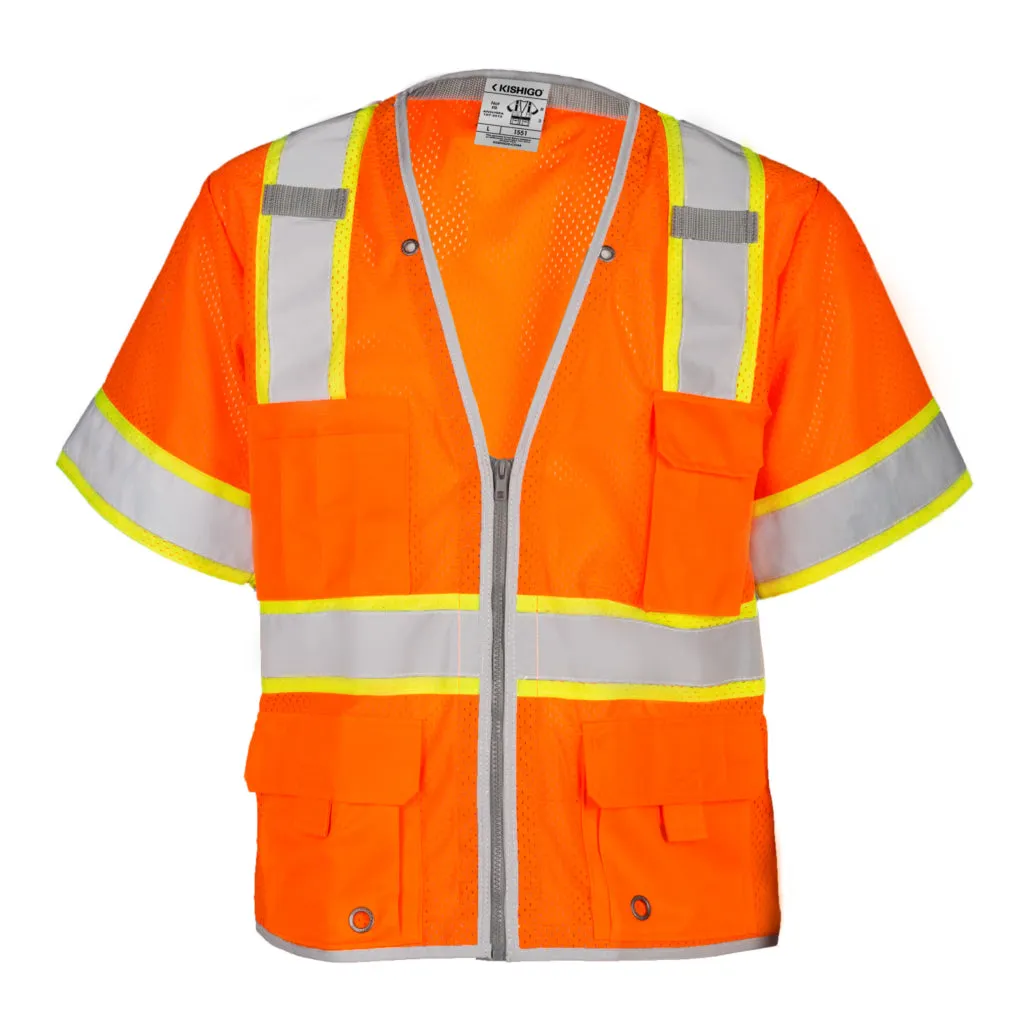 Kishigo Brilliant Series Heavy Duty Vest, Type R Class 3