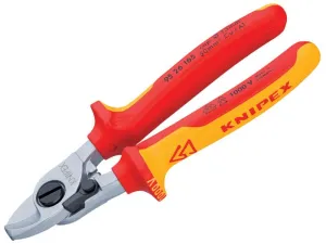 KNIPEX Vde Cable Shears With Return Spring 165Mm