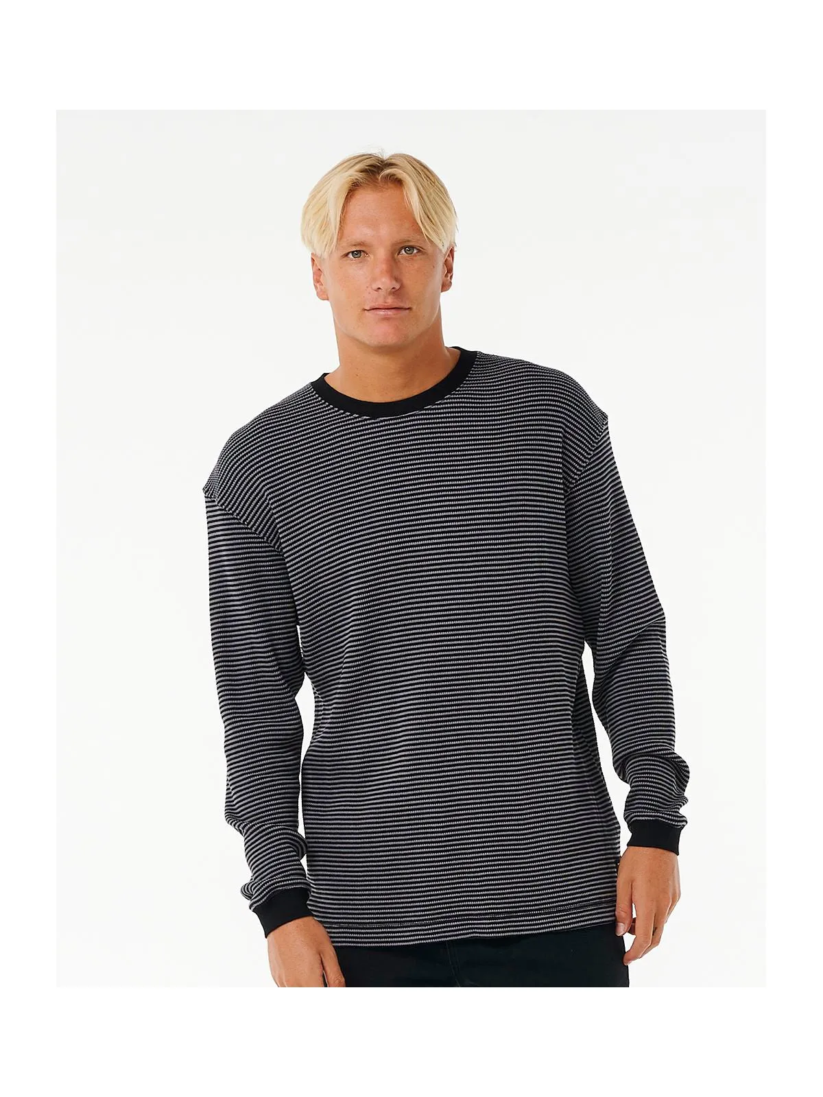 Koszulka RIP CURL Quality Surf Products Ls Tee czarny