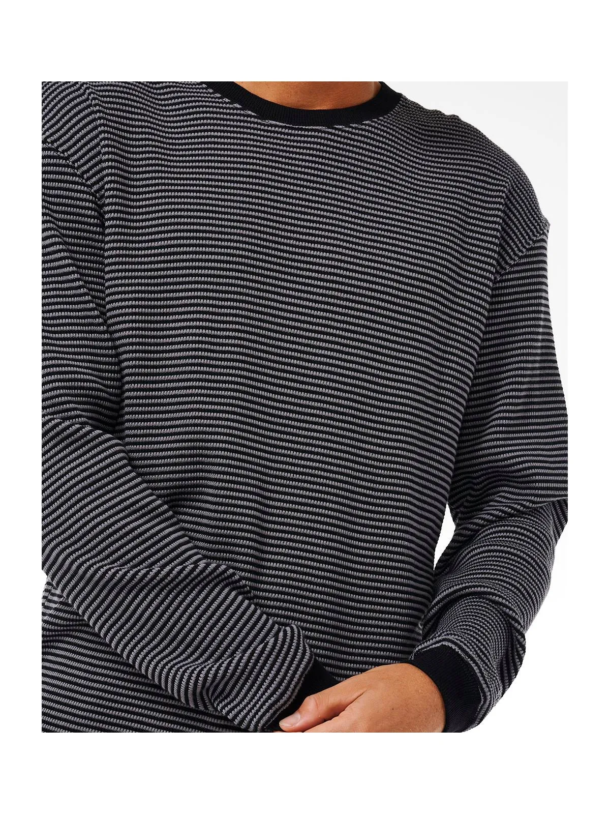 Koszulka RIP CURL Quality Surf Products Ls Tee czarny