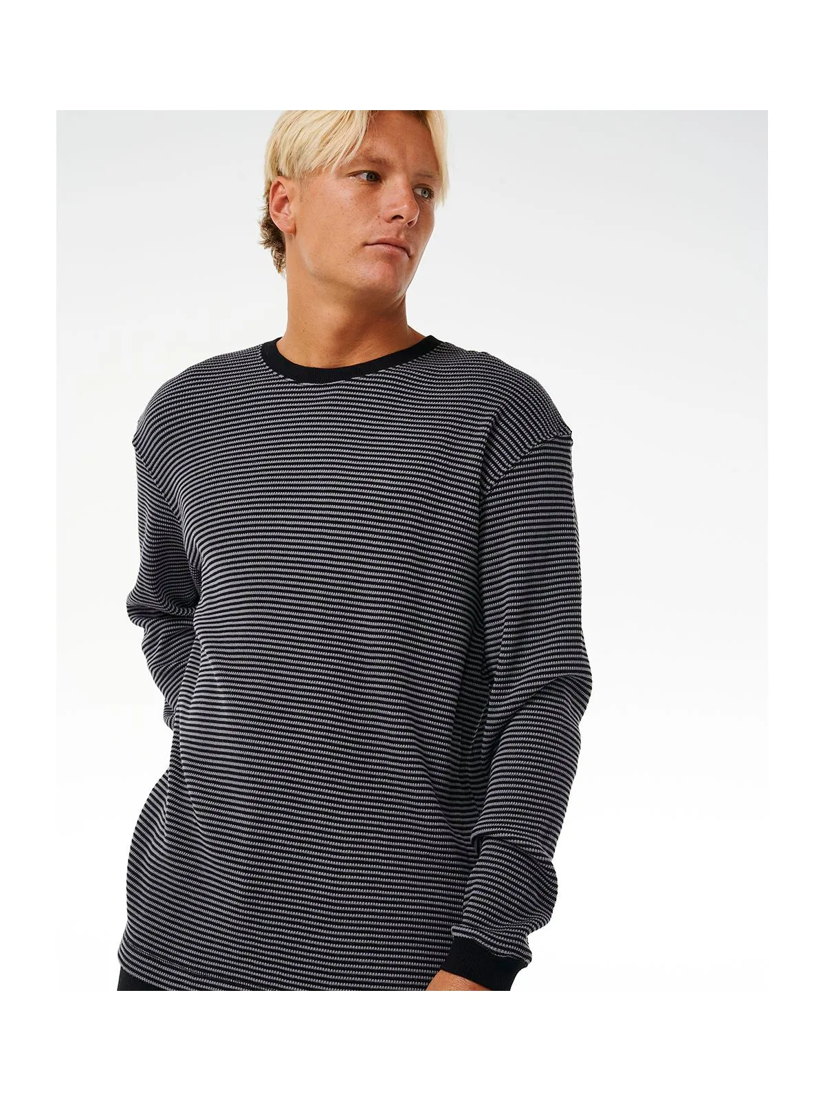 Koszulka RIP CURL Quality Surf Products Ls Tee czarny