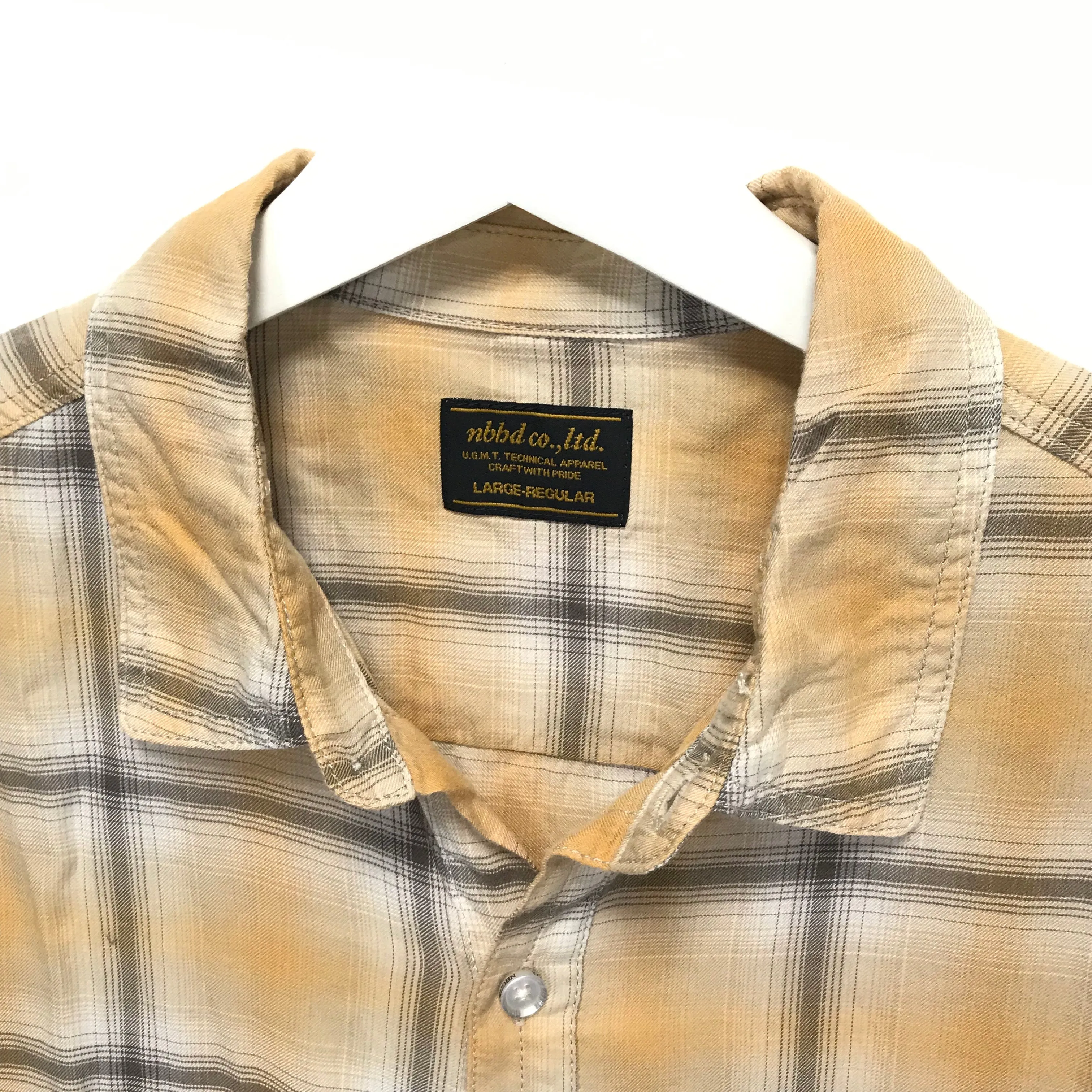 [L] Neighborhood B&C S/S Shirt Yellow