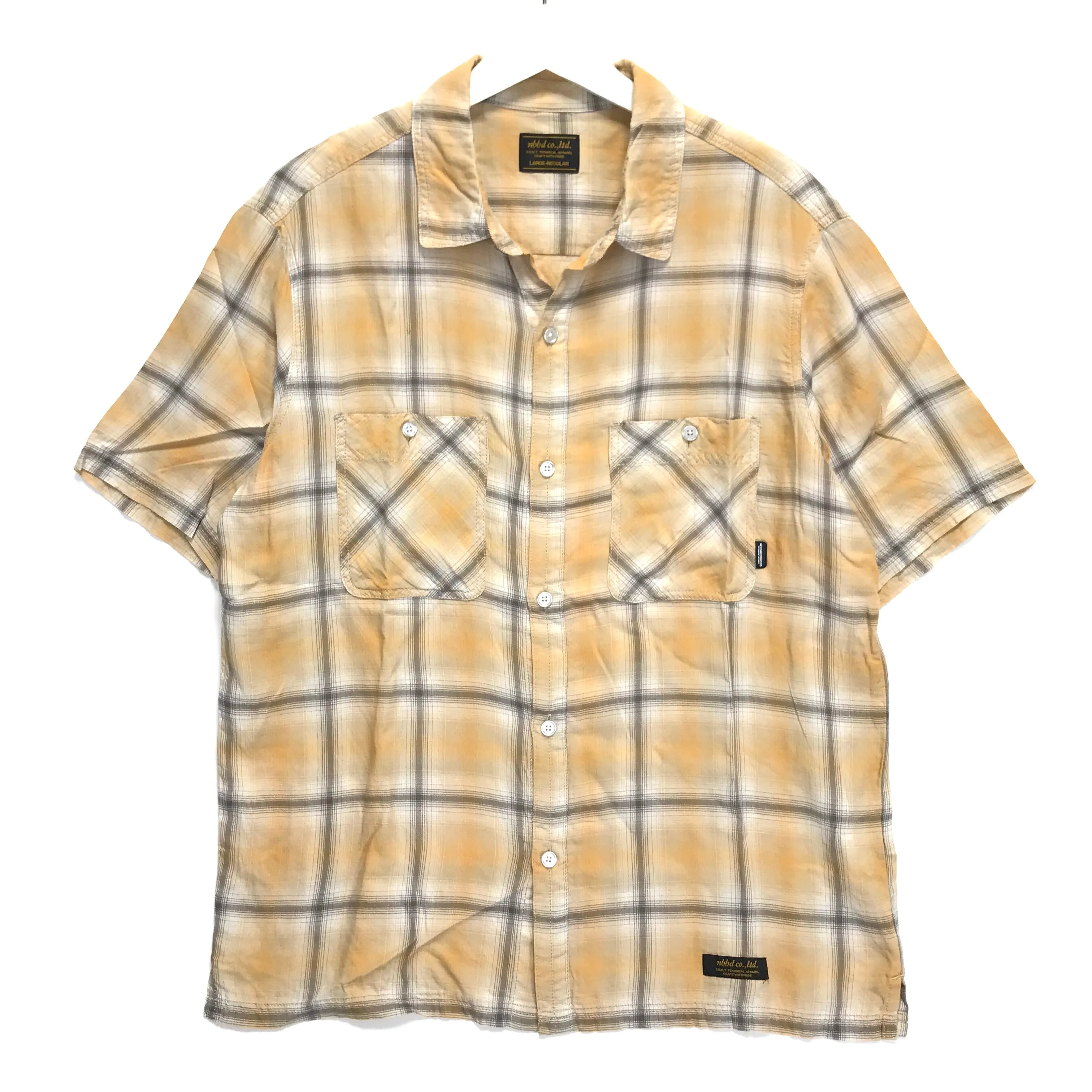 [L] Neighborhood B&C S/S Shirt Yellow