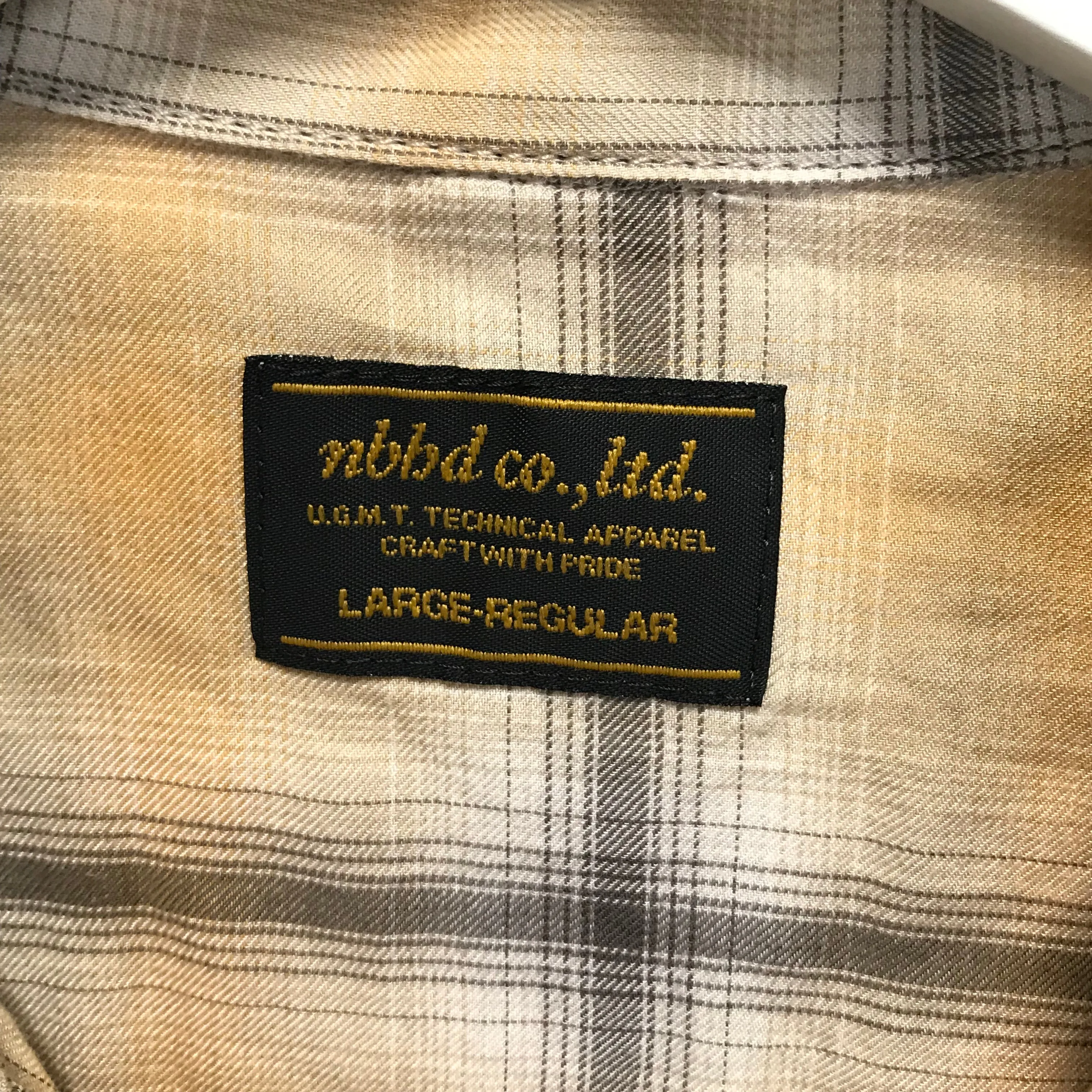 [L] Neighborhood B&C S/S Shirt Yellow