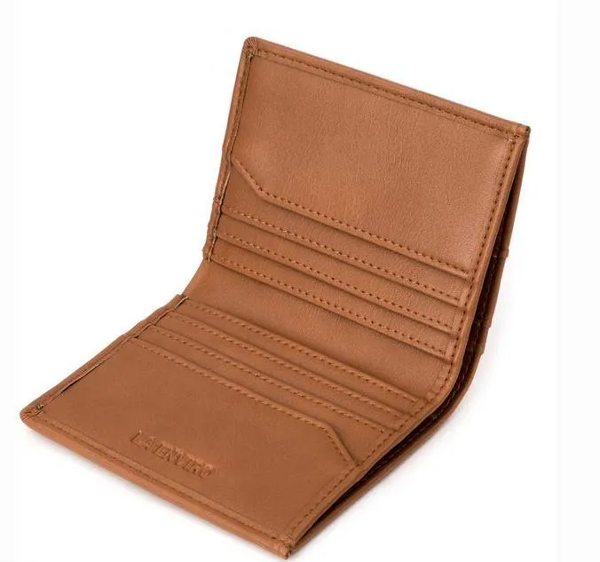 La Enviro Broome Vegan Minamalist Unisex Tan Wallet