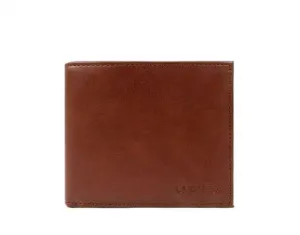 La Enviro Brown Pleather Texture Vegan Wallet for Men JP Edition