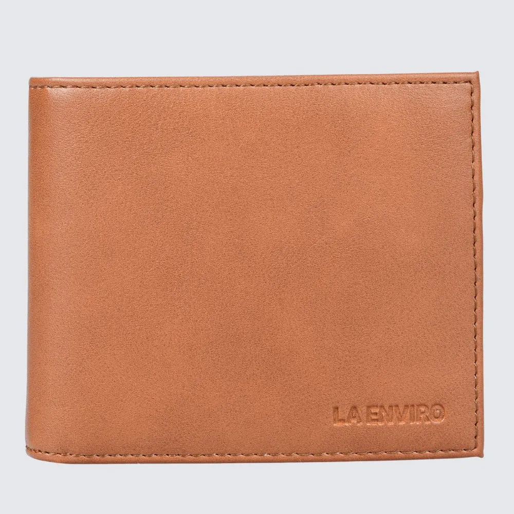 La Enviro Tan Pleather Texture Vegan Wallet for Men JP Edition